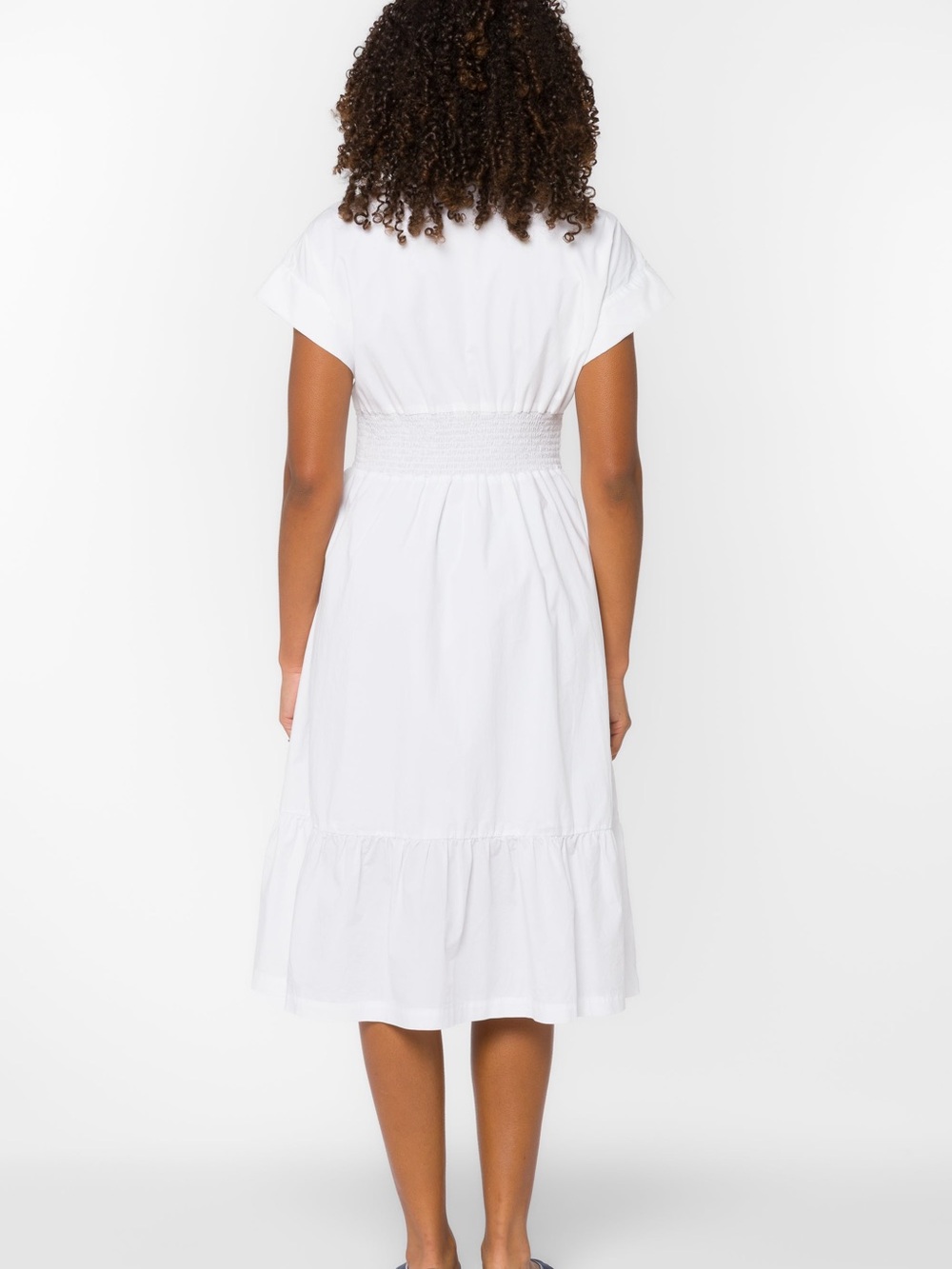 NWT Velvet Heart Emily Button-Front Midi Dress - Picture 4 of 11